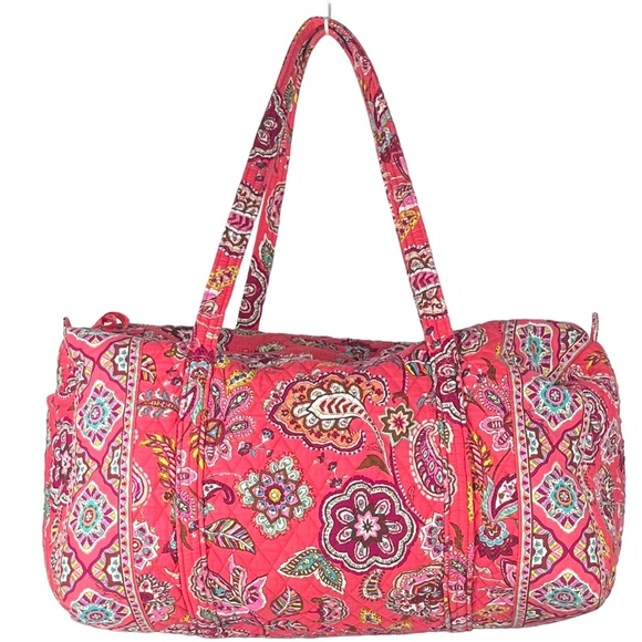 Vera Bradley Bags Vera Bradley Call Me Coral Large Duffle Bag Pink